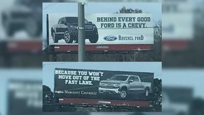 Новости из мира рекламы: Дилеры Ford и Chevy встретились в рекламной битве